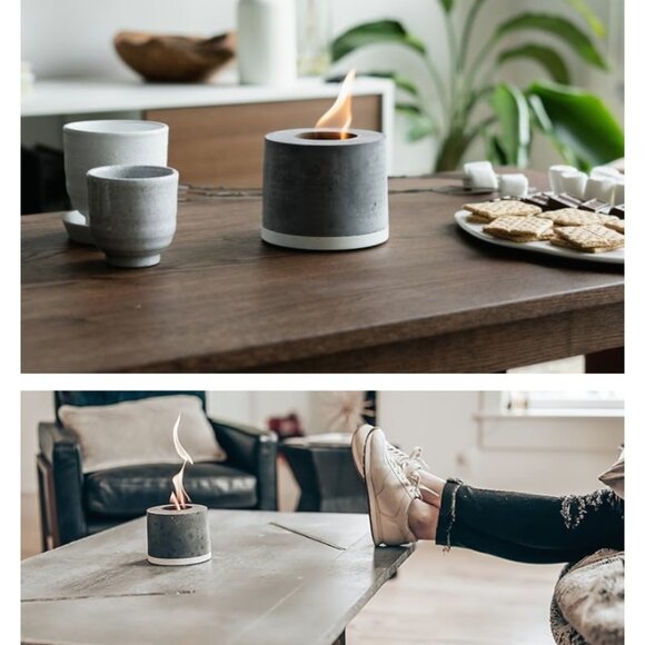 NEW FlikrFire Personal Fireplace Uses Fuel Can Roast with it Bigger than Candle - Picture 3 of 3